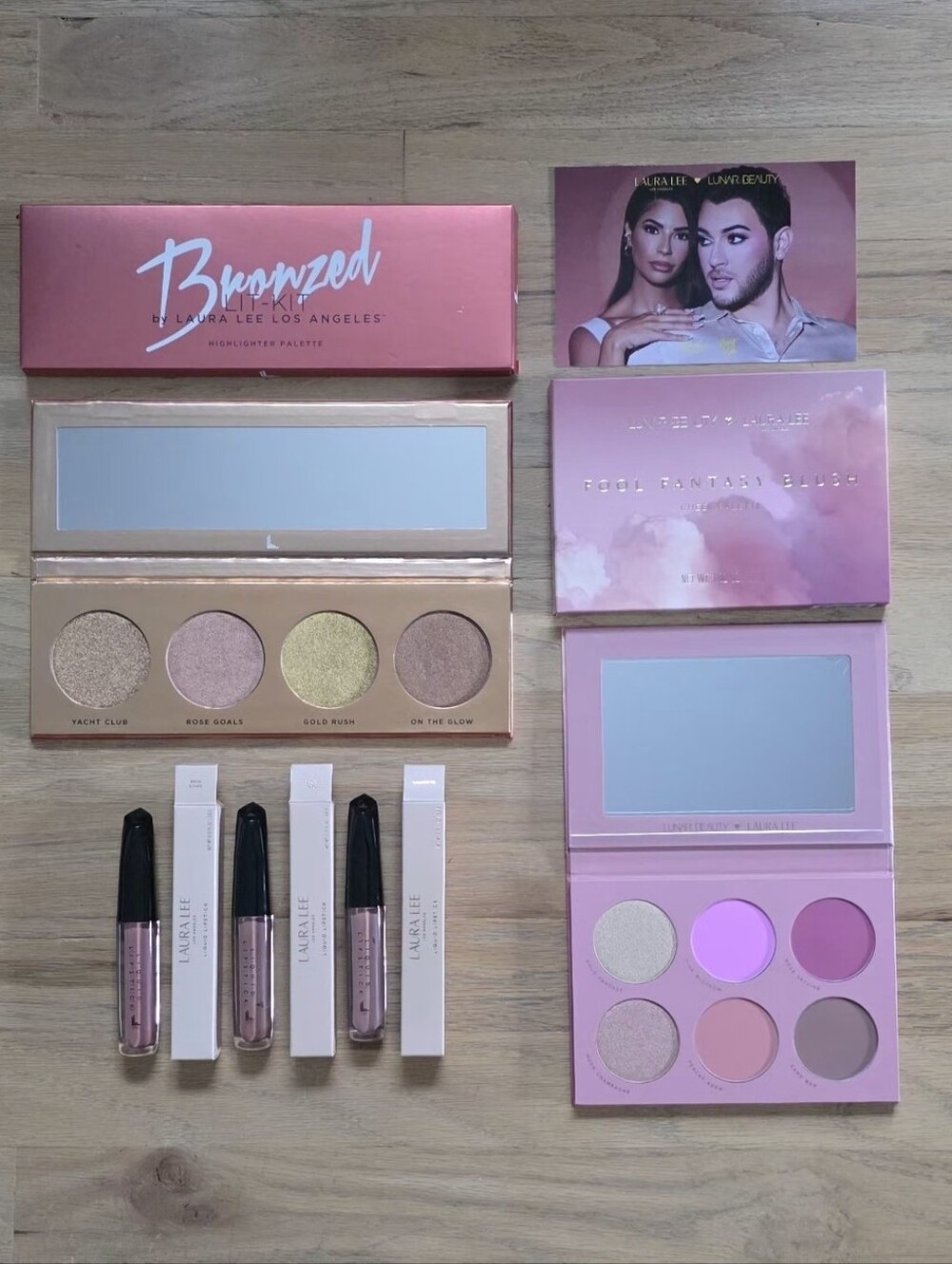 BNIB, Rare, HTF, Laura Lee Los Angeles X Manny MUA (Lunar Beauty) Bundle!